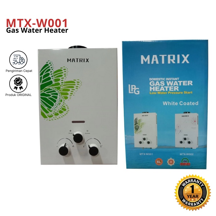 Gas Water Heater Matrix W-001