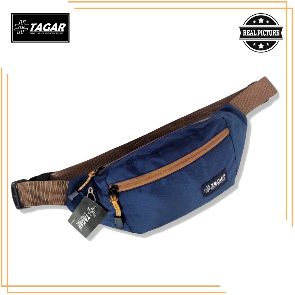 Waist Bag Slingbag Distro TAGAR WB-01 Tas Selempang Tas Pinggang Pria Distro TAGAR WB-01