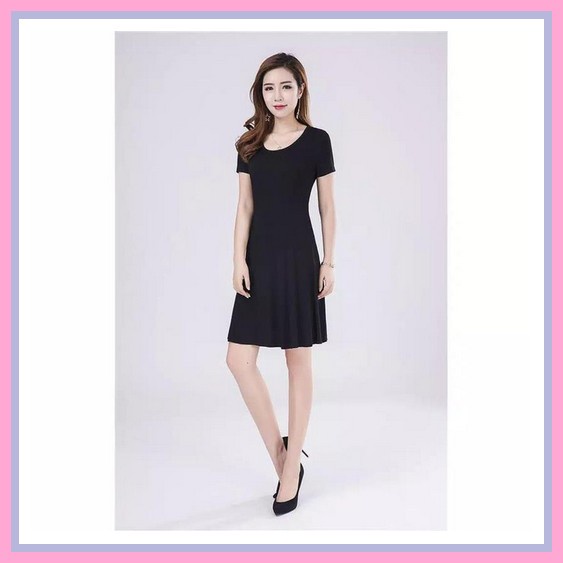 Dress Import Korean / Dress Bunga Flower Floral Garden / Maxi Dres Kor Flare Dress Bludru Import Uku