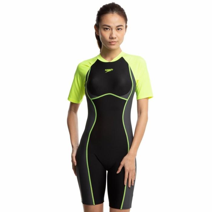 Baju Renang Wanita Speedo Essential Splice Kneesuit Original