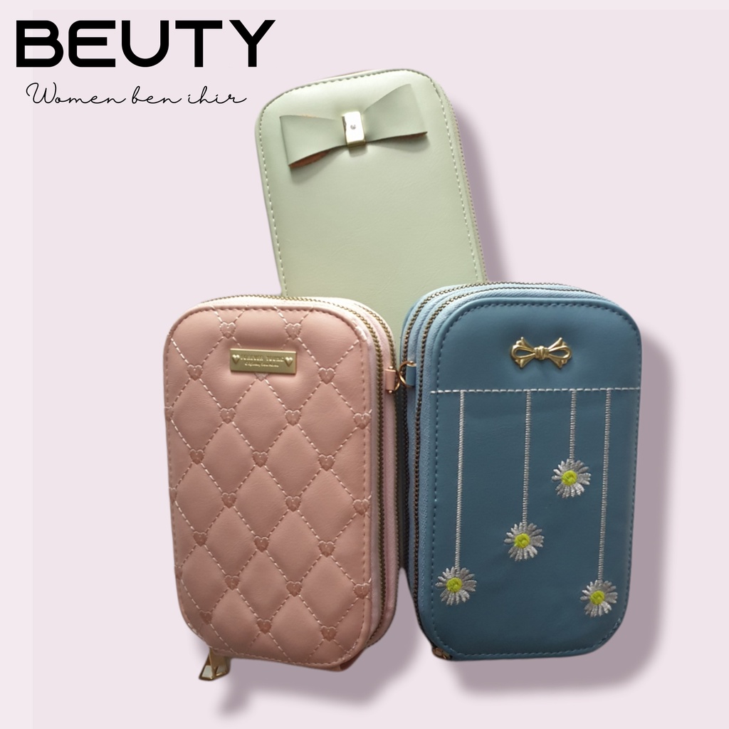 Dompet tas wanita premium Dompet zip wanita awet pouch wanita terbaru 2021 original