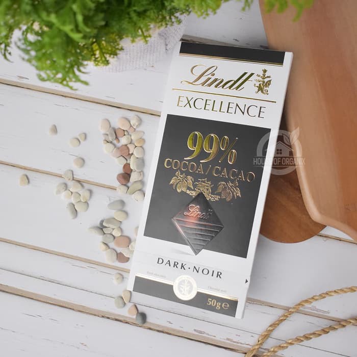 

Lindt Dark Chocolate 99% Dark Chocolate / Coklat Healthy Brain Booster