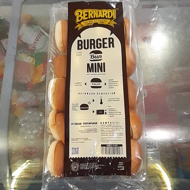 

Bernardi roti burger mini isi 20pcs