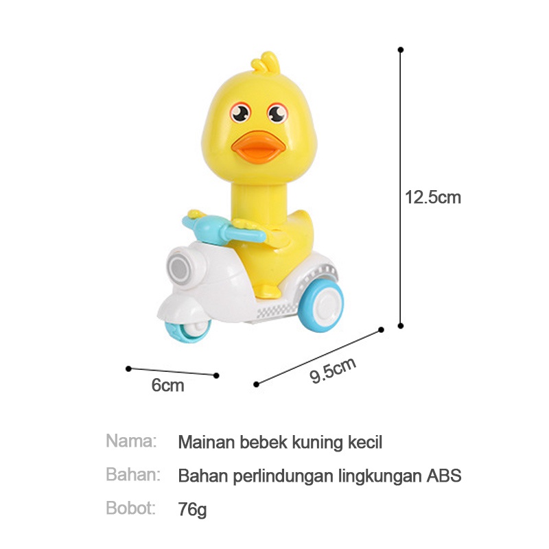 Bebek mainan/MAINAN MOBIL MOTOR BEBEK MAINAN BAYI MOBIL DORONG/Mainan bebek berjalan/Mainan Anak Bayi/Mainan bebek self-propelled L84