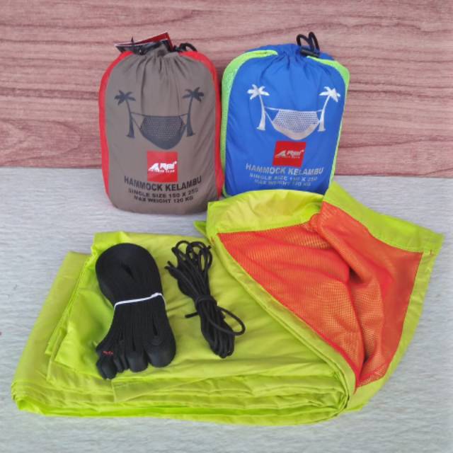 HAMMOCK SINGLE + KELAMBU REI TERBARU - HAMMOCK REI