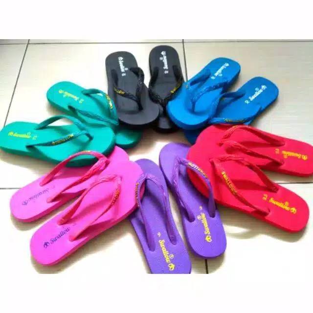  Sandal  karet  wanita swalow nice size 9 5 10 5 Shopee  