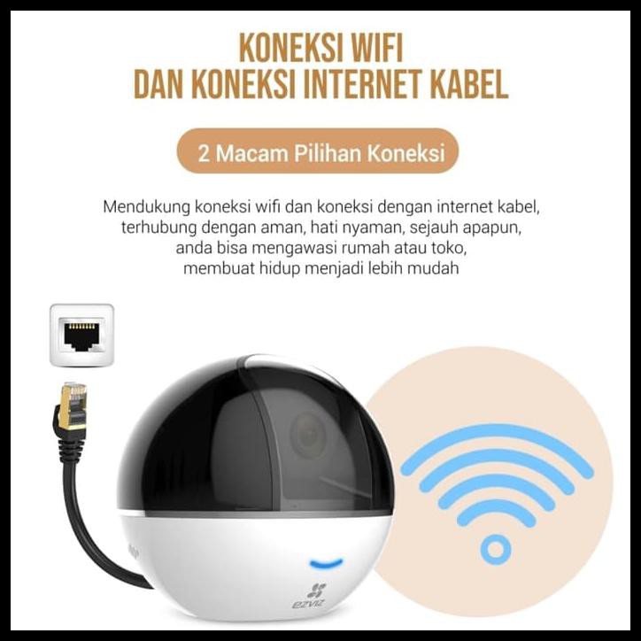 BERMUTU EZVIZ C6T IP Cam CCTV Wifi HD 2MegaPixels Night Vision BEST SELLER PROMO