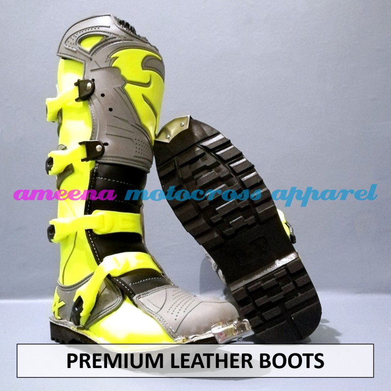 Sepatu Thor Premium Leather - Sepatu Trail - Sepatu Motocross - Sepatu MX - Sepatu Enduro - 014