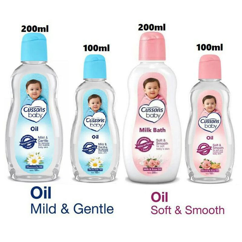 READY CUSSONS BABY OIL 100ML/200ML