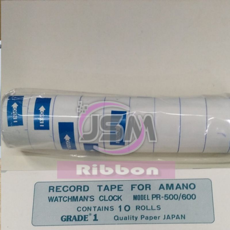 

Pita AMANO Paperroll PR 500/600 Merk Grade 1 ( satu dus isi 10 Roll )