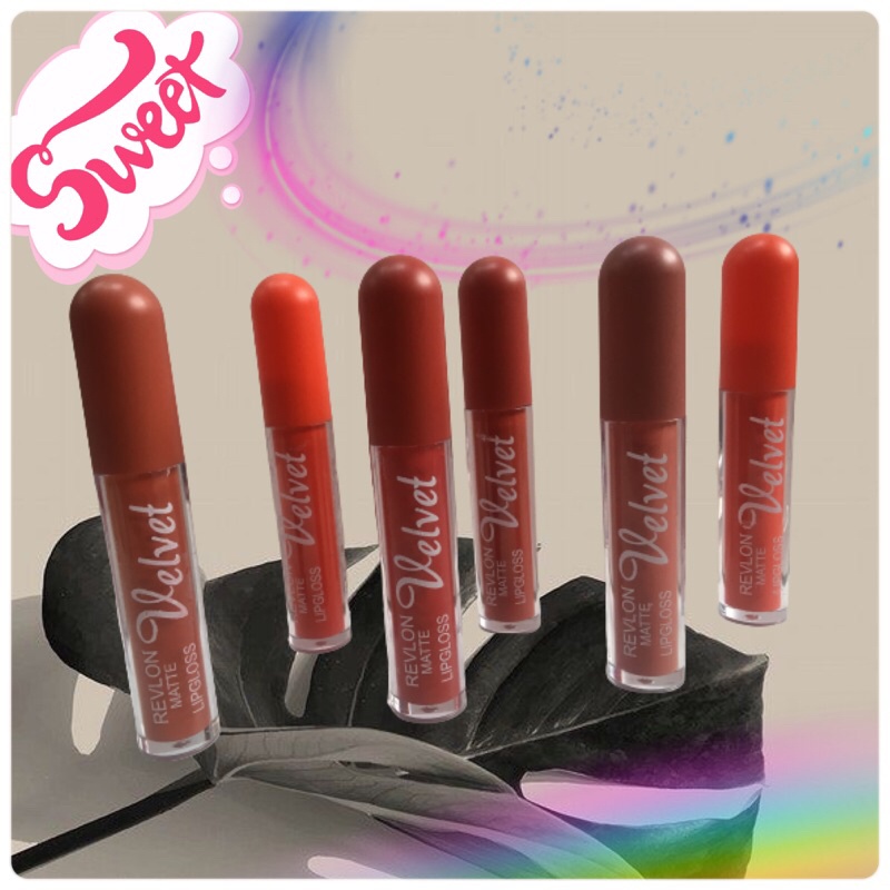 Revlon Matte Lip Gloss Velvet Lipcream Matte Longlasting Lipstik Makeup Wanita Termurah