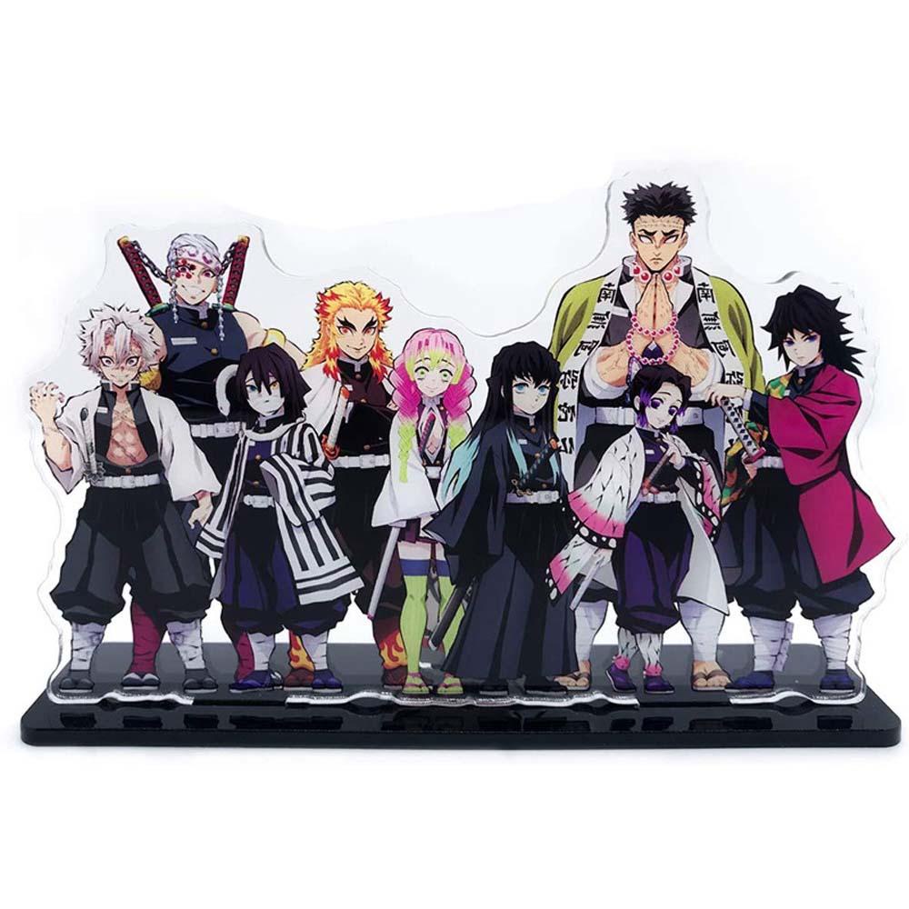 AUGUSTINA Dekorasi Desktop 1Pcs Stand Akrilik Tanjiro Kamado Nidouzi Kimetsu no Yaiba Istriku Zenyi Demon Slayer