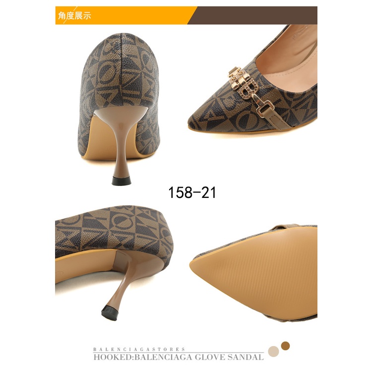 Fashion Logo  BB High Heel Shoes #158-21