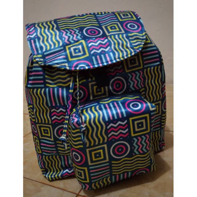 Tas ransel lipat microsatin