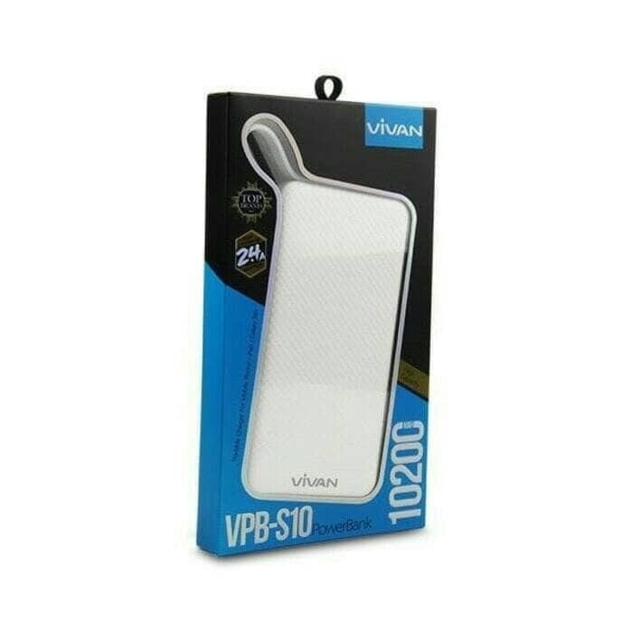Best Seller power bank Vivan VPB-S10 10200mah 24A powerbank original
