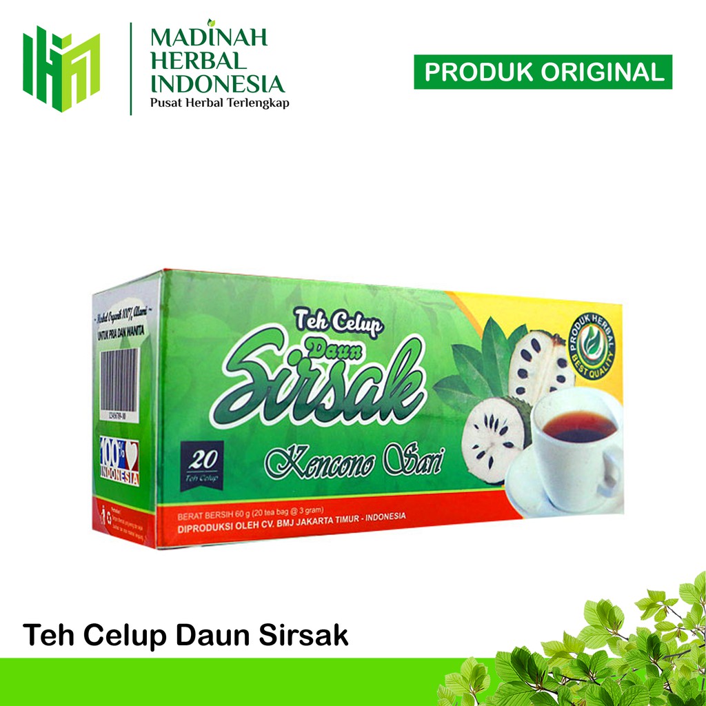 

Teh Celup Daun Sirsak Kencono Sari