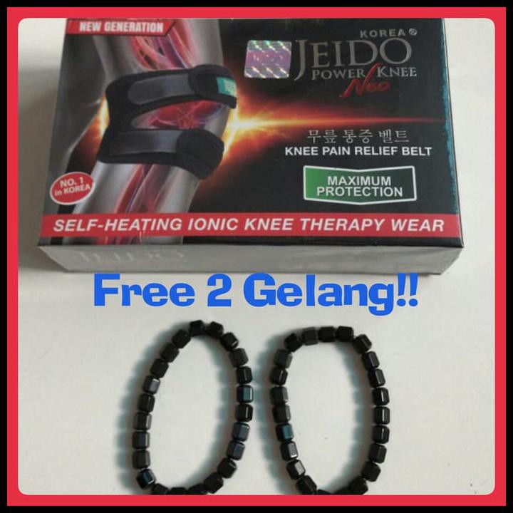 JEIDO POWER KNEE NEO / PROMO BONUS 2 GELANG / JEIDO POWER KNEE BARU