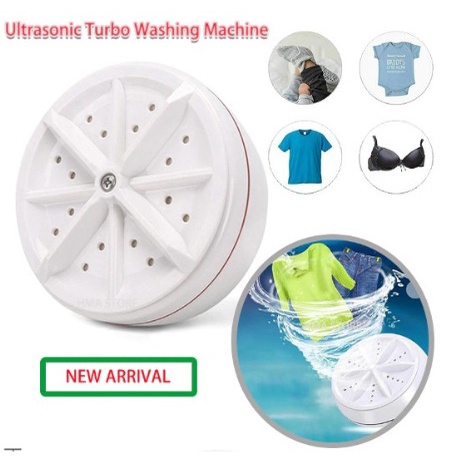 Mesin Cuci Pakaian Portable Mini  Ultrasonic Turbine Washer