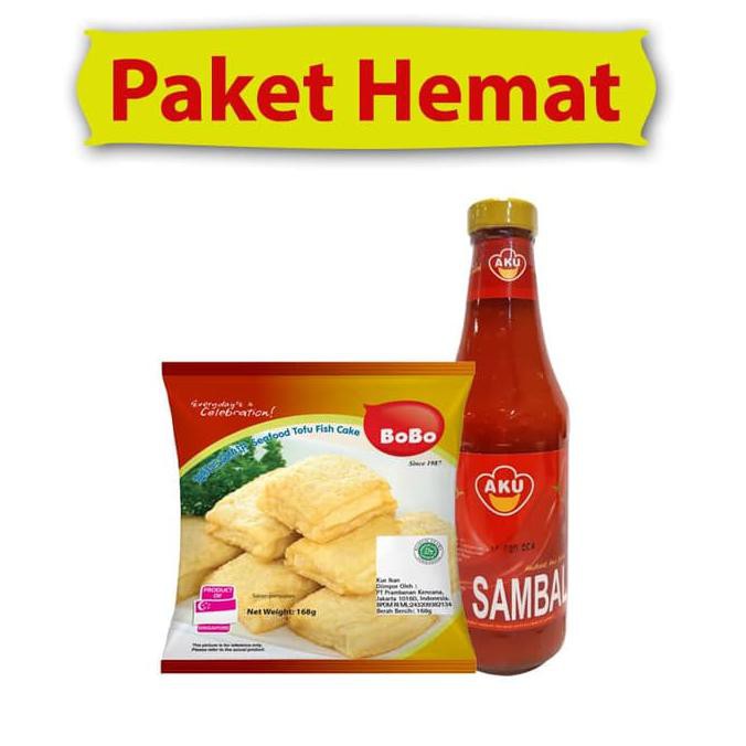 

TERPOPULER Bobo Seafood Tofu 168 Gr + AKU Saus Sambal 340 Ml MURAH