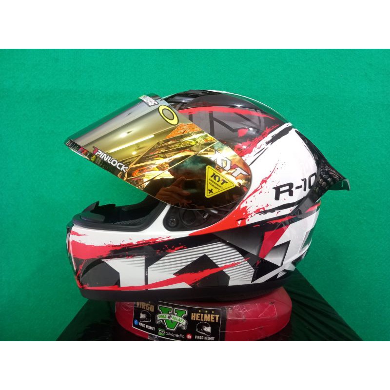 KYT HELM R10 MOTIF SERI #2 PAKET GANTENG