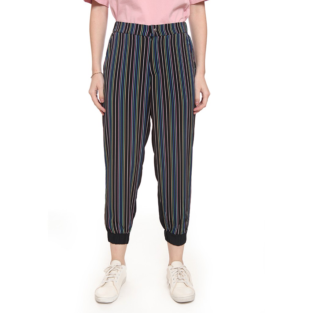  Colorbox  Panelled Stripes Pants I Lpwfct220A007 Multicolor 