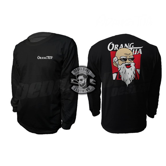 BIG SIZE 3XL 4XL...kaos lengan panjang/t shirt MEME ORANG TUA 02