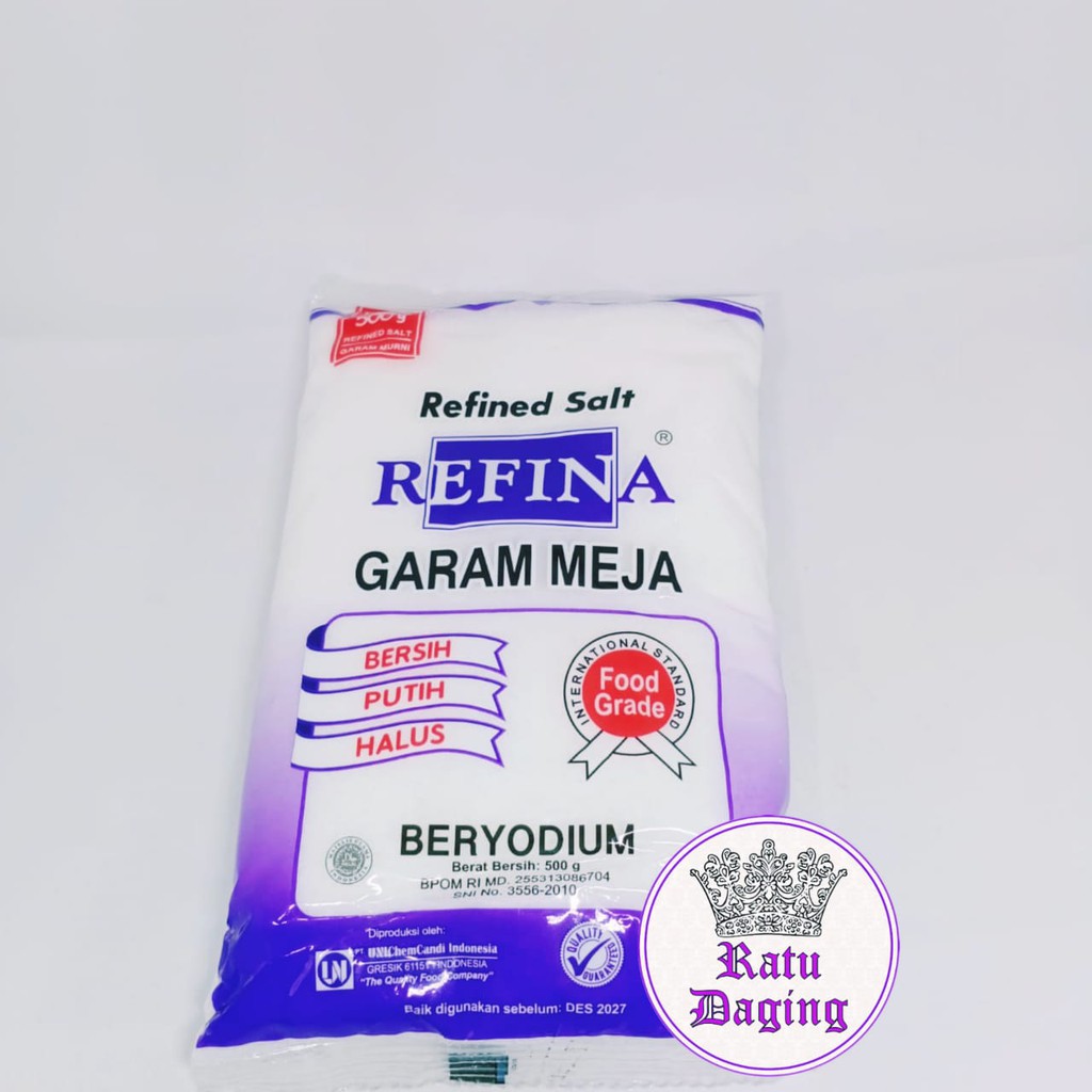 

Garam Meja Refina 500gr