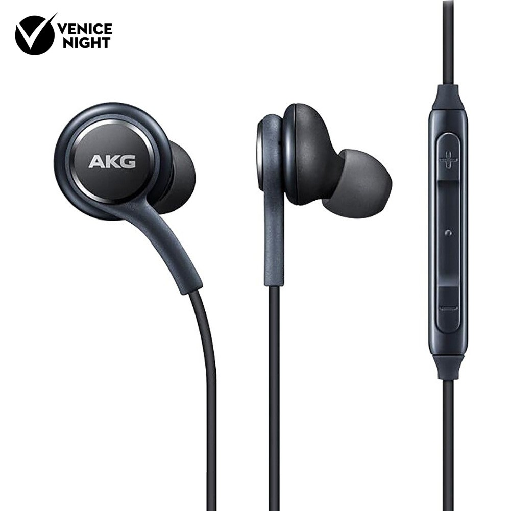 Earphone In-Ear Dengan Kabel Jack 3.5mm Dan Kontrol Volume Untuk Olahraga