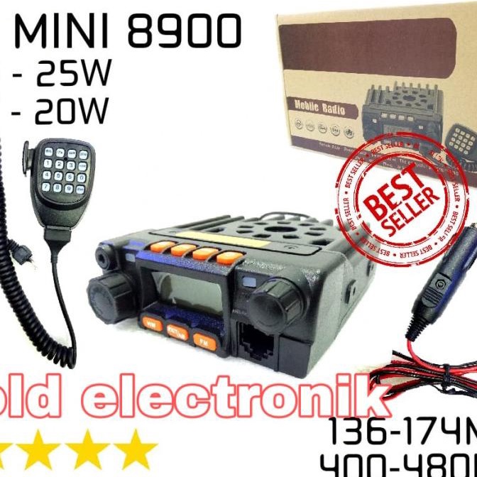 Radio Rig Mini 8900 Dualband Uhf-Vhf Radio Rig Mobil