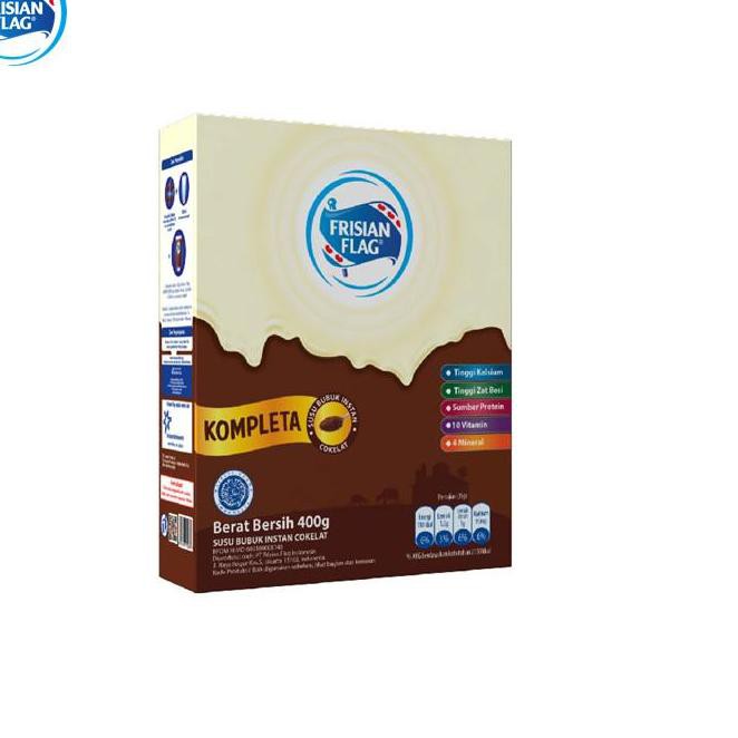 

[KODE BARANG 9] Frisian Flag Kompleta Coklat 400gr x 2 TERLARIS..!!
