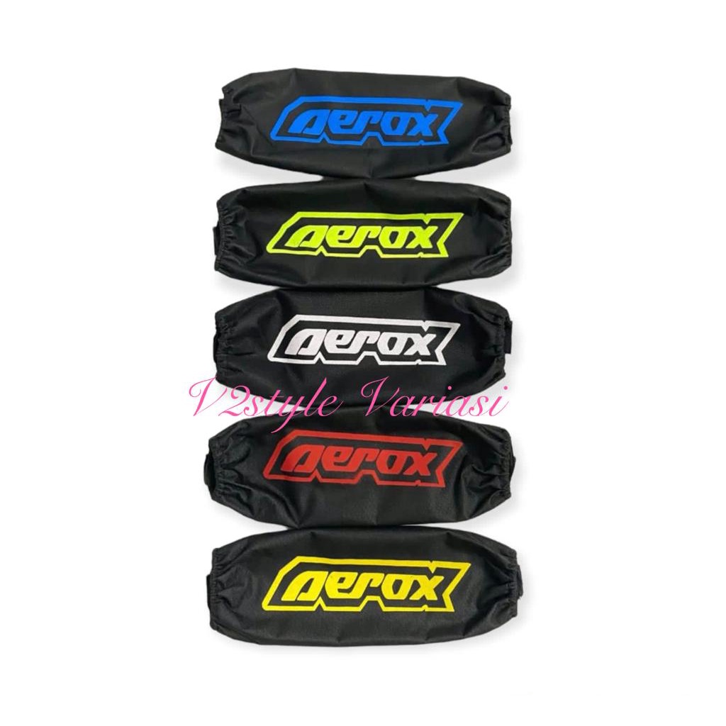 SARUNG SHOCK BREAKER / COVER SHOK SHOCKBREAKER BELAKANG UNIVERSAL WATERPROOF STRAP TEMPEL PNP YAMAHA WARNA MERAH PUTIH MIO S M3 SPORTY Z SOUL M3 125 NMAX 155 OLD NEW AEROX 155 CONNECTED NEW OLD VEGA VIXION KLX CRF NINJA BEAT VARIO FU SONIC XEON LEXI
