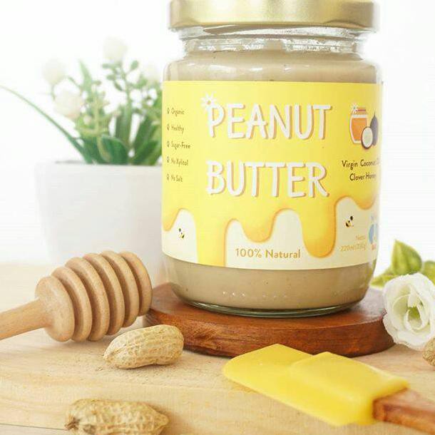 

Peanut Butter Coconut oil & Clover Honey / Selai Kacang Minyak Kelapa