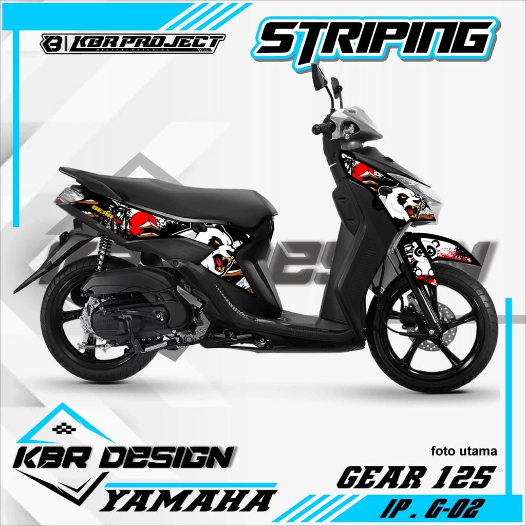 (COD) STICKER STRIPING GEAR 125 - STICKER STRIPING GEAR 125.02