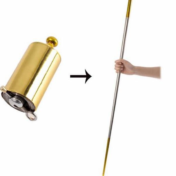 Berkualitas 1.1 Tongkat Sun Go Kong Tongkat Besi Ajaib Stick Besi Sulap 