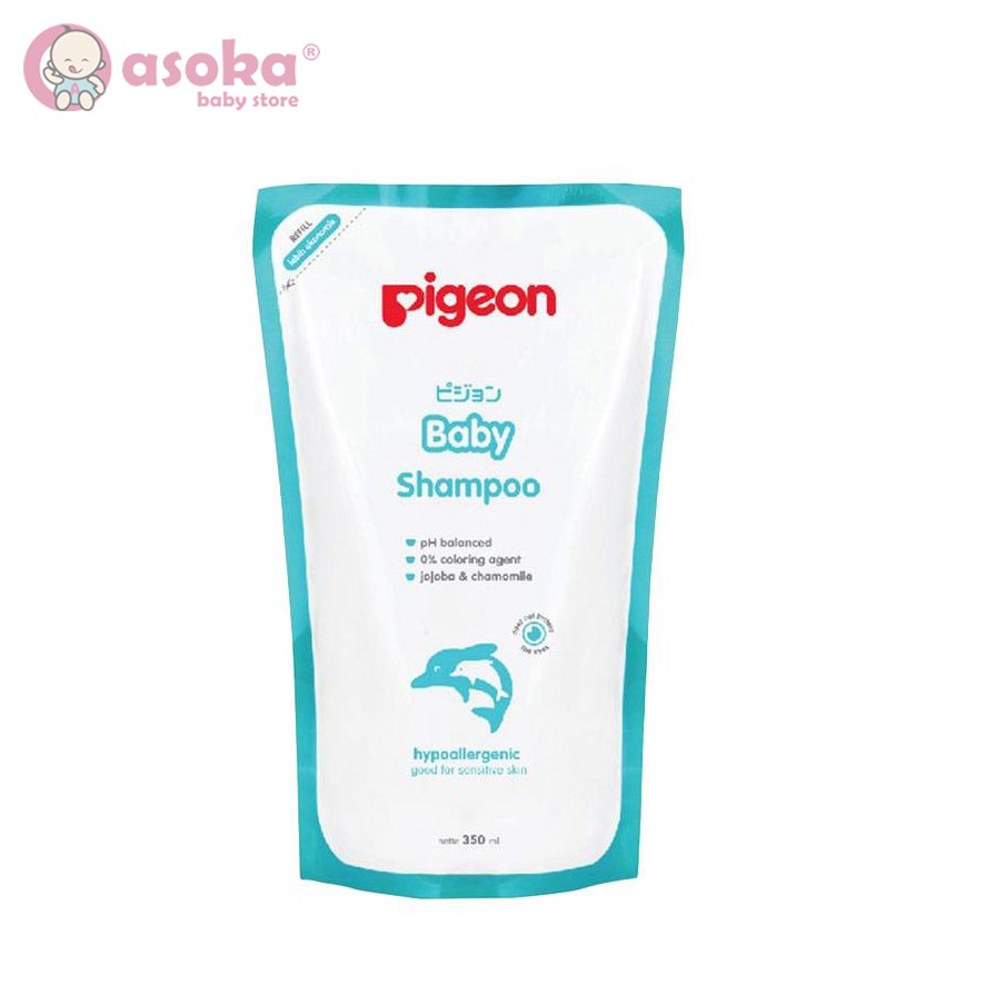 Pigeon Baby Shampoo Chamomile 350Ml Reffil ASOKA