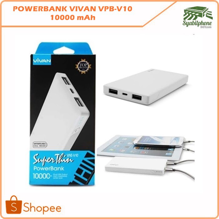 Powerbank VIVAN VPB-V10 10000 mAh Original