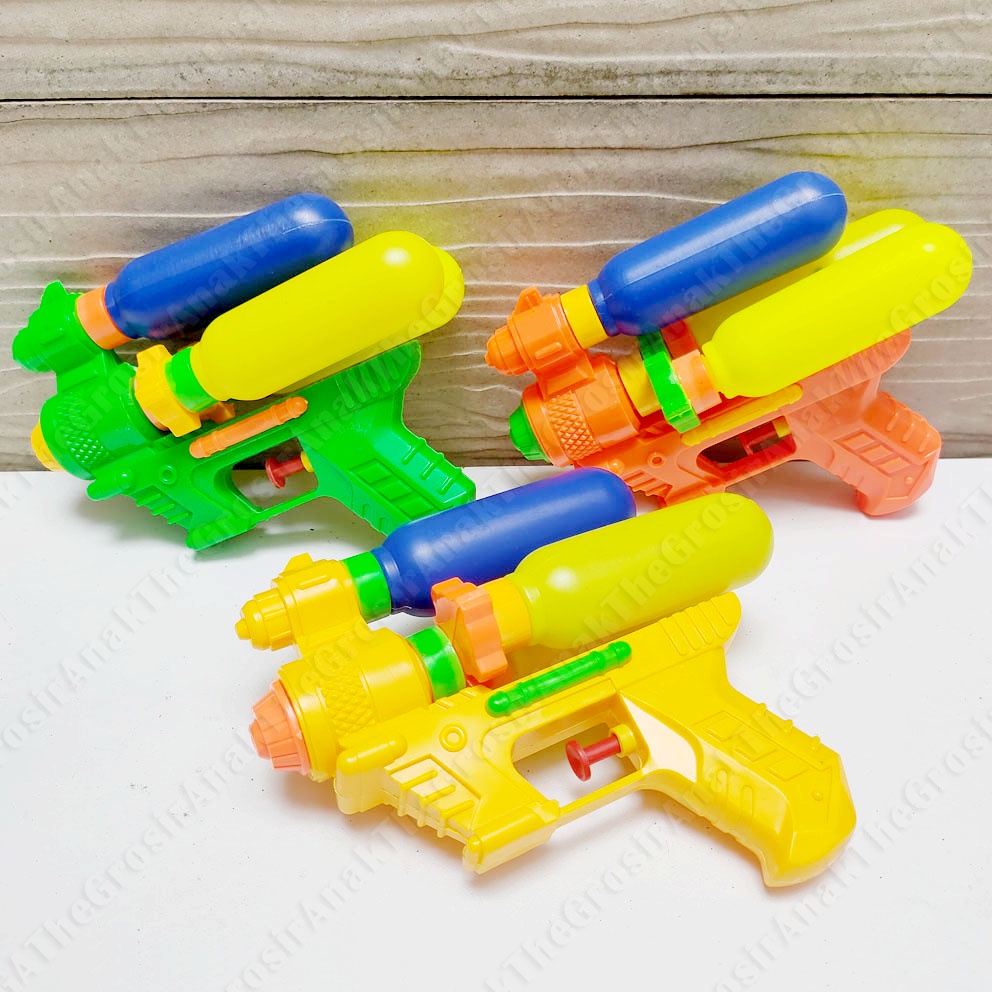 Pistol Air PA34A 3 TABUNG Warna RANDOM Tembak Water Blaster