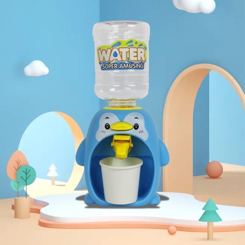 MATAHARDispenser Mini Galon Portable Anak Air Minum Karakter Kodok Keropi Katak Bebek Dispenser Anak