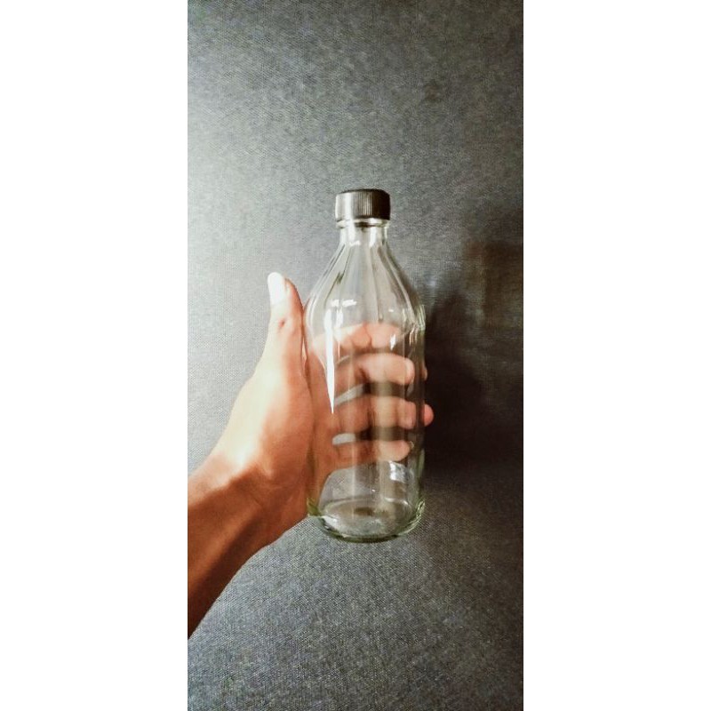 BOTOL KACA 500ML BEKAS CUKA APEL