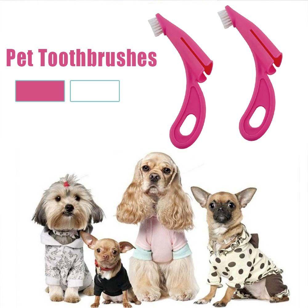 REBUY Rebuy Dog Toothbrushes Teeth Kitten Bad Breath Puppy Alat Pembersih Hewan Peliharaan Karet