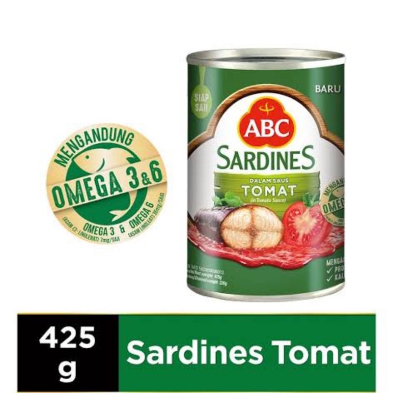 

Sarden ABC 425 gram - Cabai - Tomat