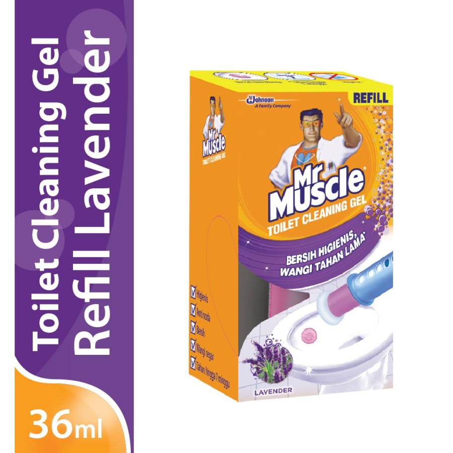 Mr. Muscle Toilet Cleaning Gel Lavender 36mL