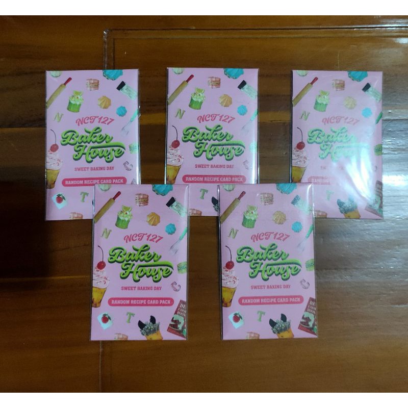 Baker House Random Recipe Card Pack Sealed NCT 127