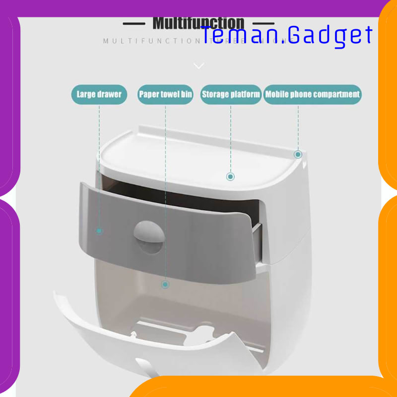 TG-DG2026 BAISPO KOTAK TISU TISSUE STORAGE TOILET PAPER BOX DISPENSER - F2432