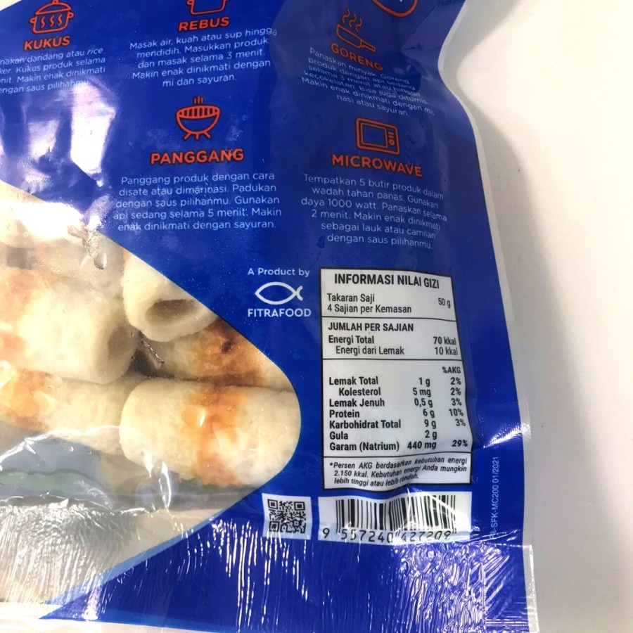 

RB Frozen Chikuwa 200gr / Chikuwa Beku 200gr
