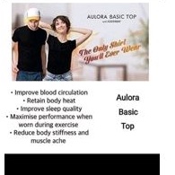 Aulora Basic Top Kaos Kesehatan
