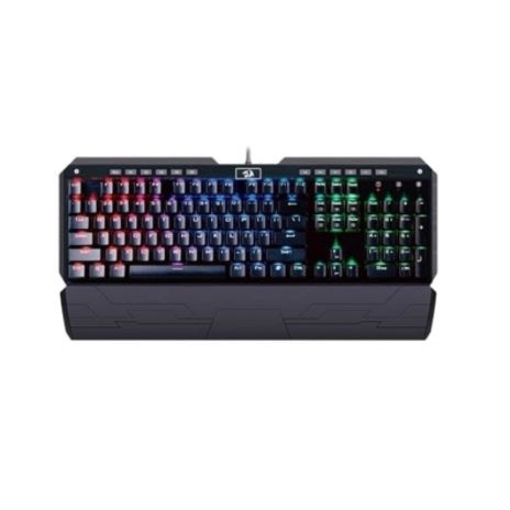 Keyboard gaming redragon mechanical wired usb 2.0 multimedia fullsize macro rgb indrah k555 k555rgb