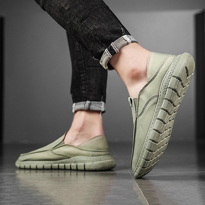 Toread Sepatu Slip On Pria Classic Sepatu Running Casual Formal Sepatu Kerja Sepatu santai Import MC108