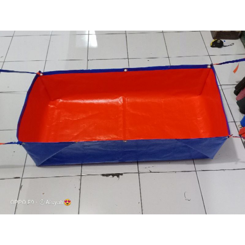 TERPAL KOLAM MINI TYPE A12 KOREA ORGINAL UKRAN 70x50x25