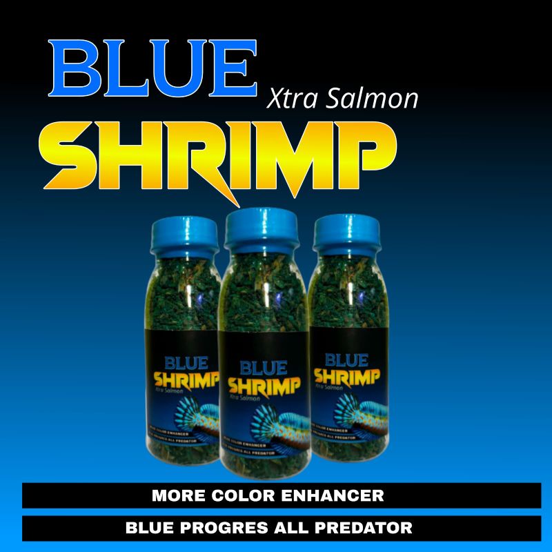 Blue Shrimp Udang Biru Pakan Pulchra Kemasan Botol 100 ml